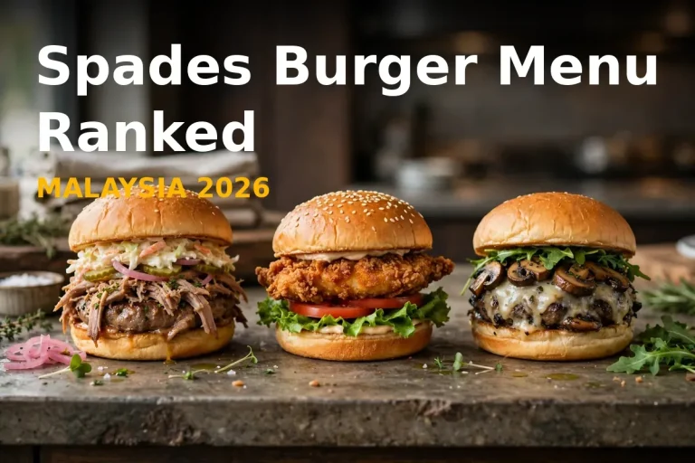 Spades Burger Menu Ranked Malaysia 2026