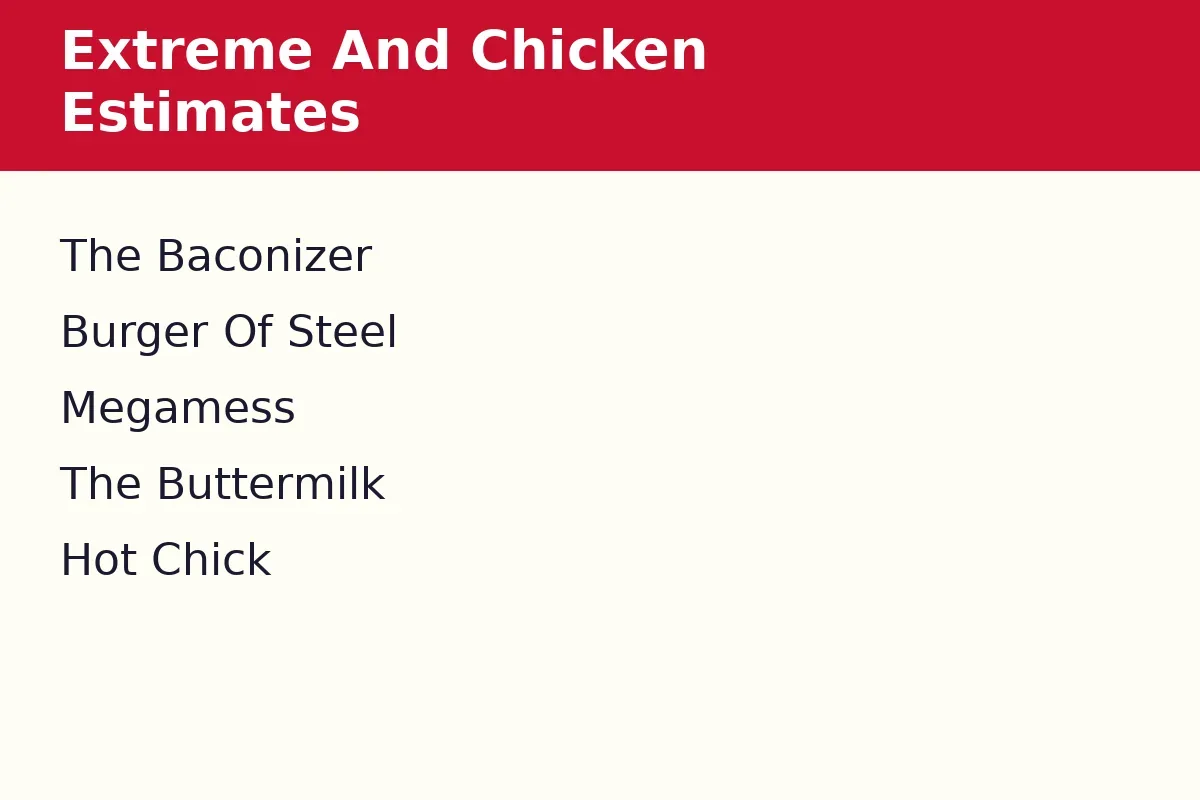 What about Extreme burgers and chicken options at Spades Burger?