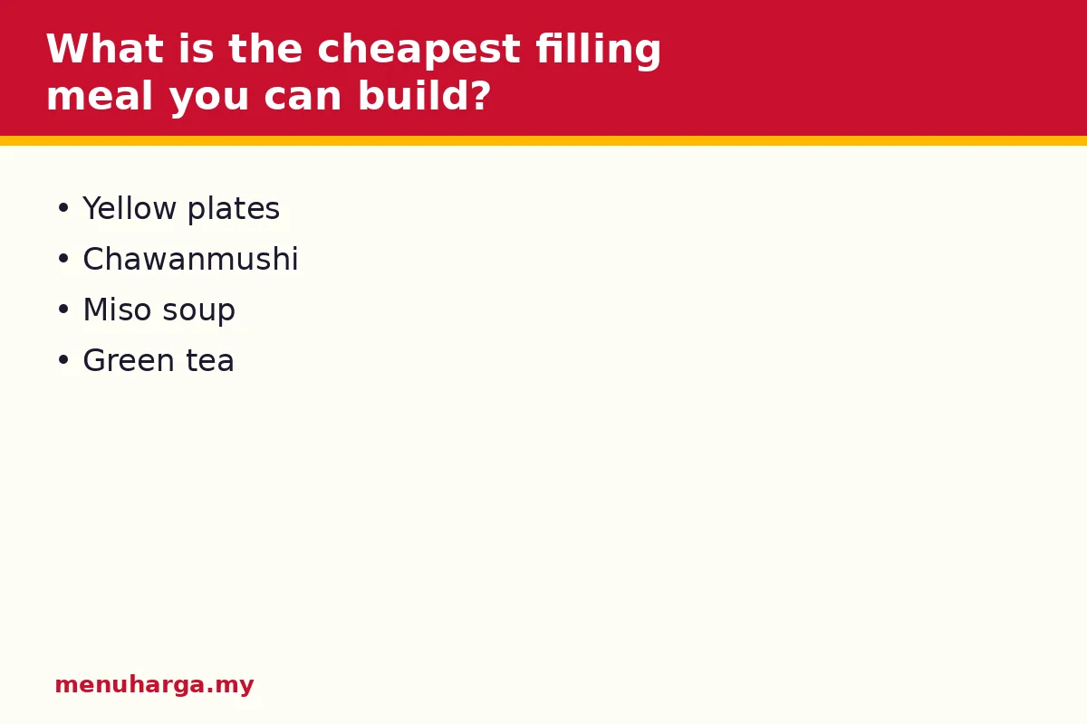 What is the cheapest filling meal you can build?